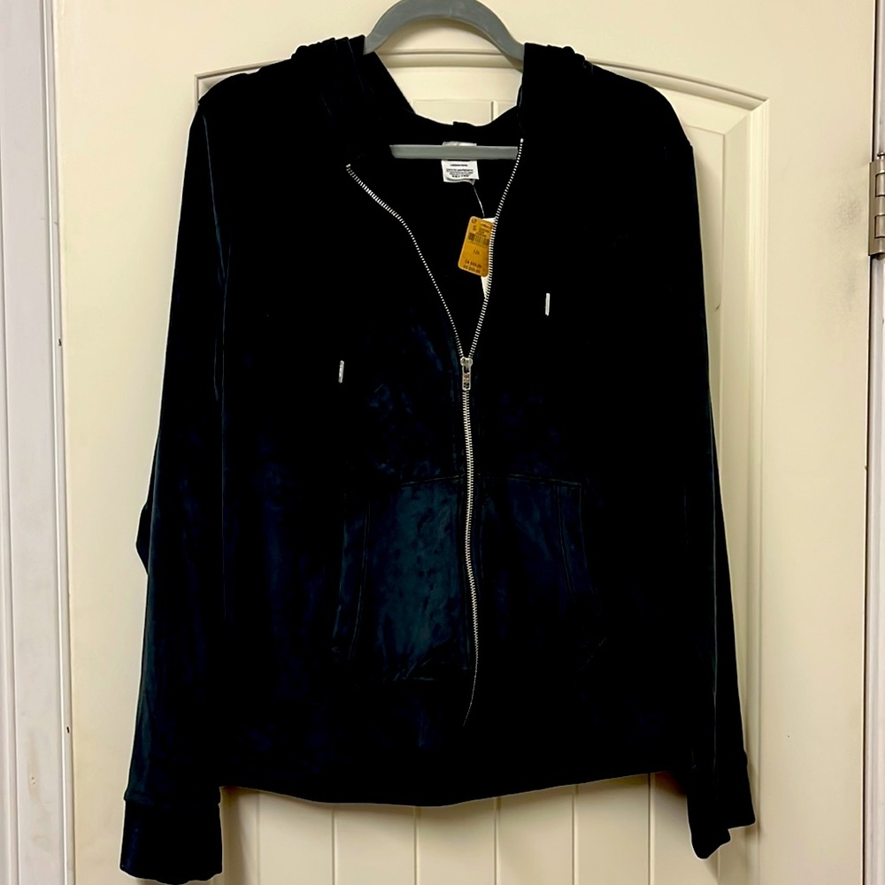 VS PINK Everyday Lounge Velour Perfect Full Zip